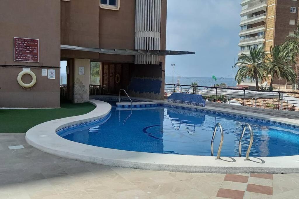 Apartamento Centro Primera Linea Con Piscina Benidorm Exterior foto